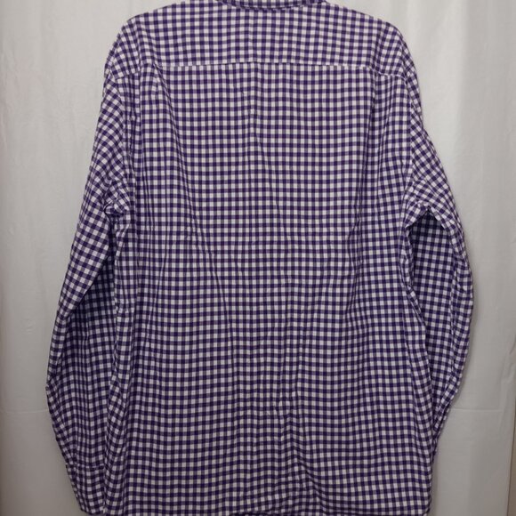 J.CREW COTTON BLEND GINGHAM PLAID PRINT LONG SLEEVE BUTTON DOWN SHIRT - Picture 9 of 11